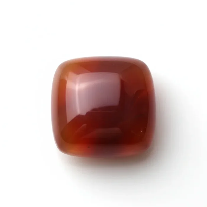 Carnelian 1PC Tiny 6×6 MM Cushion Cabochon Red Luster semi Precious Loose Gems