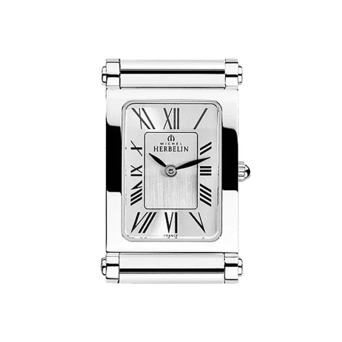 Case Michel Herbelin Antarès quartz silver H.17048/01 – Lepage