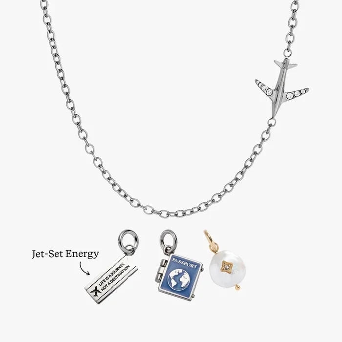 Catching Flights Necklace Charm Bundle