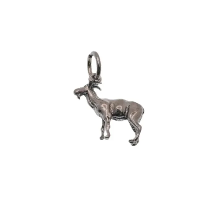 Charm de cabra oxidada en plata 925 – CHARM0035
