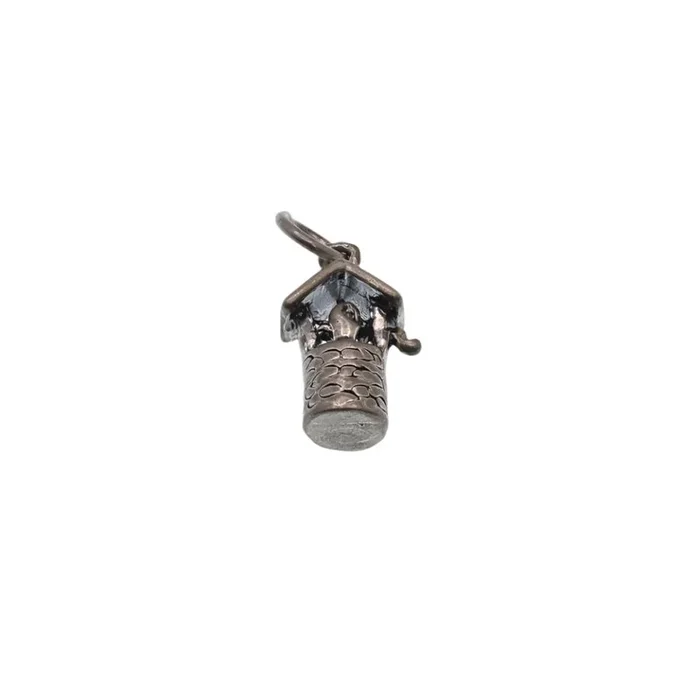 Charm de pozo oxidado en plata 925 – CHARM0064
