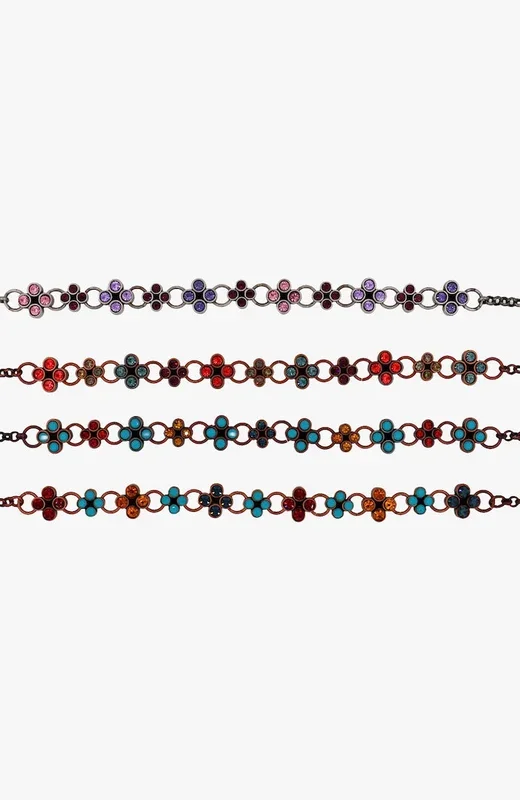 Chocker Flowers Retro