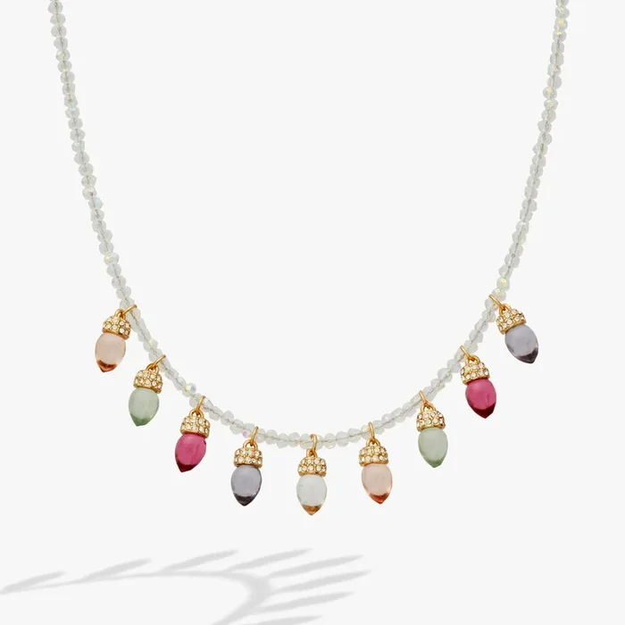 Christmas Muted Light Bulb Necklace