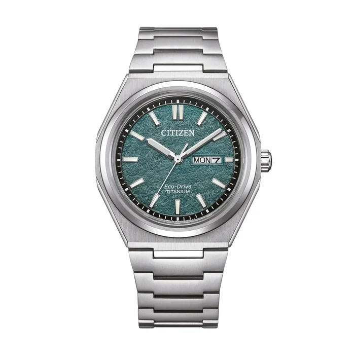 Citizen Super Titanium Day-Date Green AW0130-85XE – Lepage