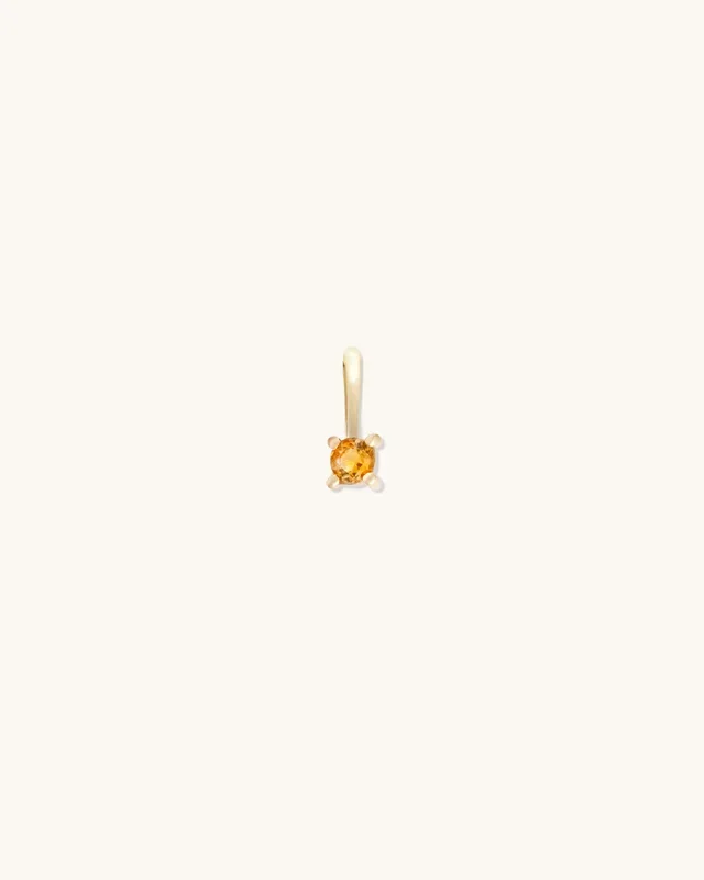 Citrine Birthstone Charm