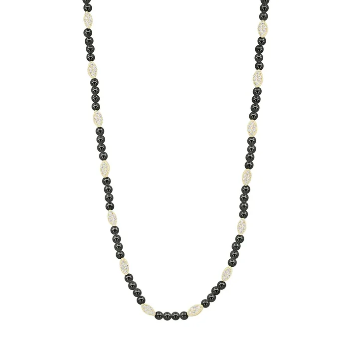 City Petals Onyx Short Necklace