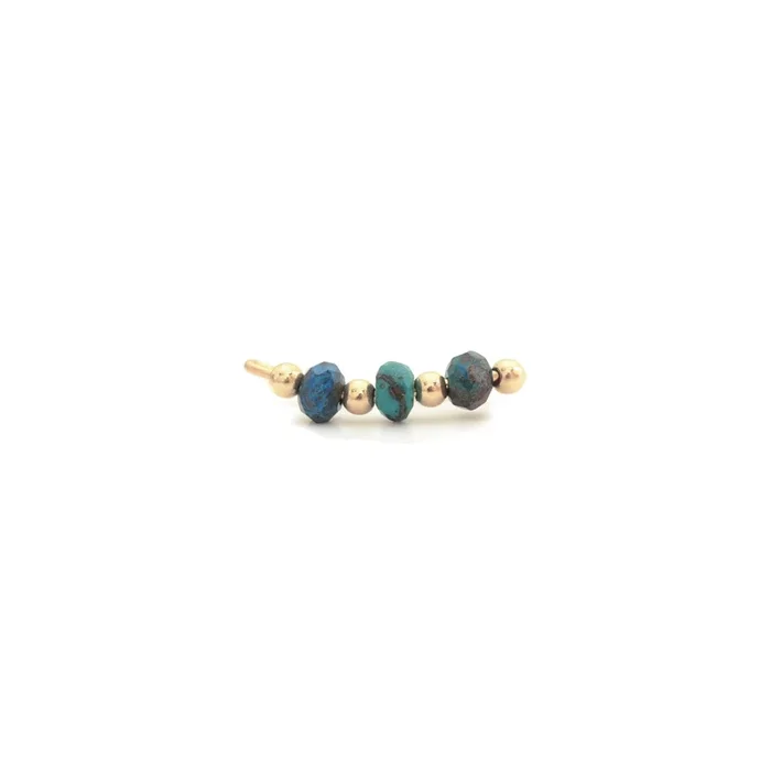 Climber PM (or laminé 585/1000) – Prisme (chrysocolle)