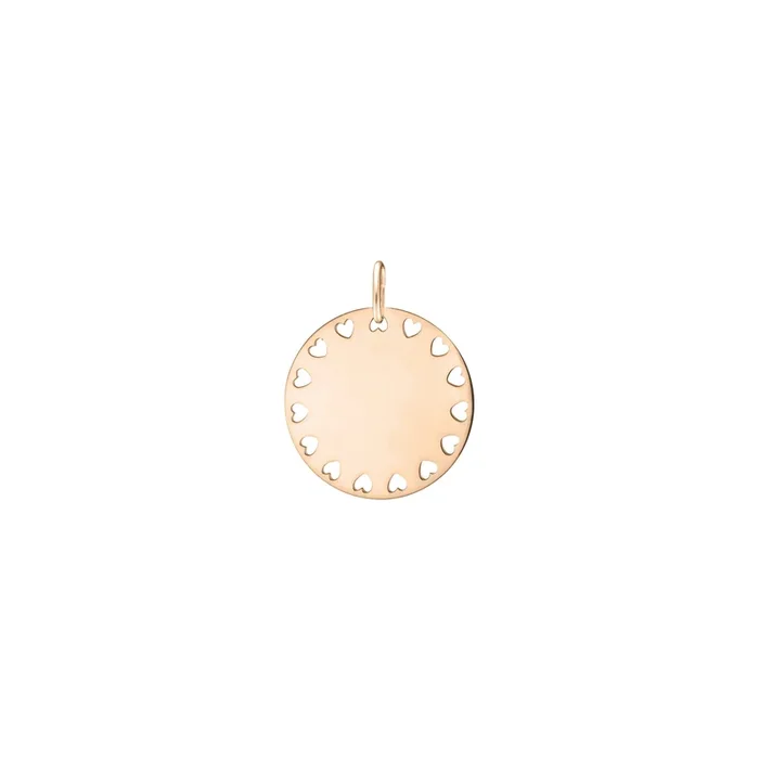 Colette Amour medal rose gold | Engraving offered | LEPAGE