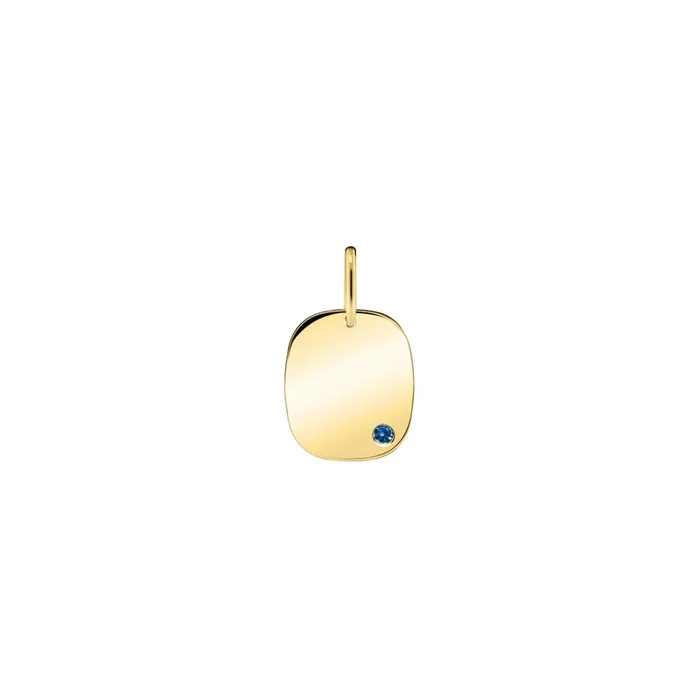 Colette Coussin medal in yellow gold and sapphire | LEPAGE