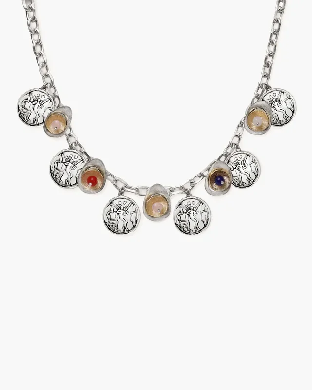 Collana Eros Coin in Argento