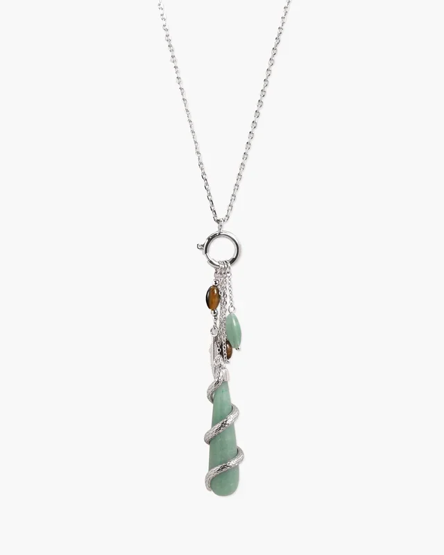 Collana Lunga Ascent con Ciondolo Staccabile