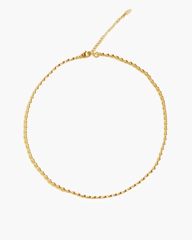 Collana Mini Metal Beads in oro