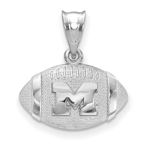 COLLEGIATE COLLECTION SS U of M Football Pendant