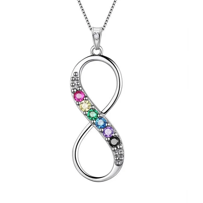 Collier LGBT Lesbian Gay Pride Pendentif Arc-en-ciel Bijoux pour Hommes Femmes