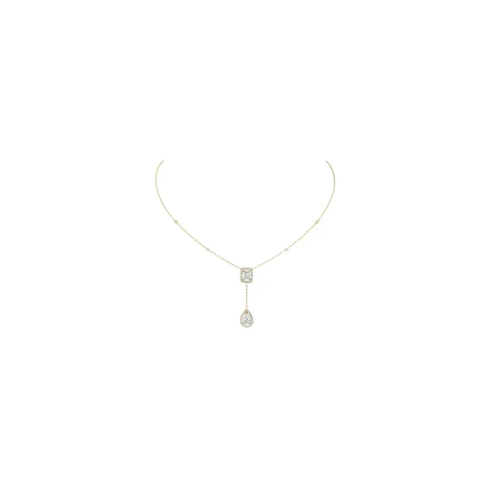 Collier messika My Twin or jaune et diamants 0,40 ct 6779J – Lepage