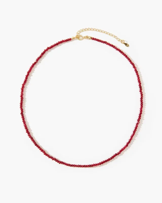 Collier Mini Perles Cornaline