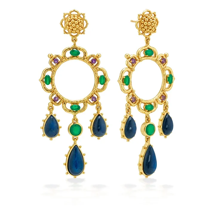 Contessa Belle Nuit Dangle Earrings – Multi