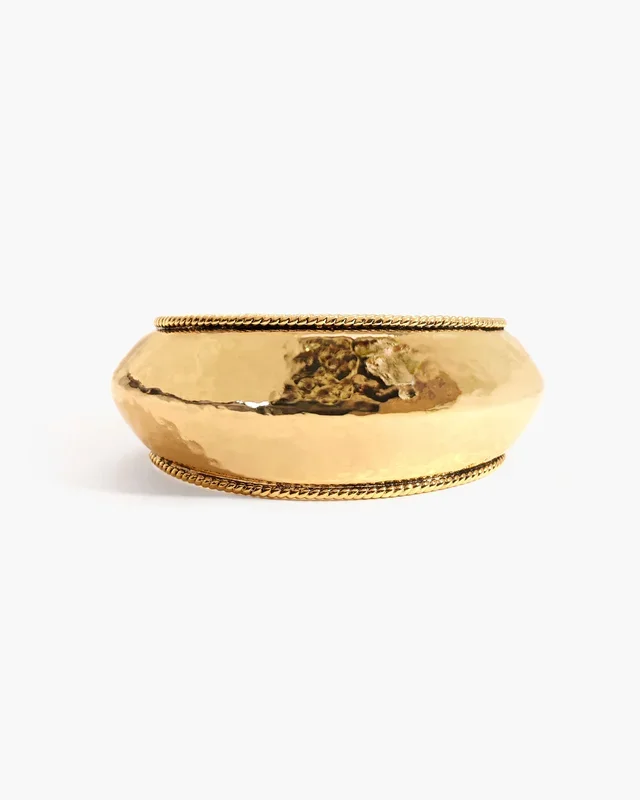 Cordelia Dome Armreif in Gold