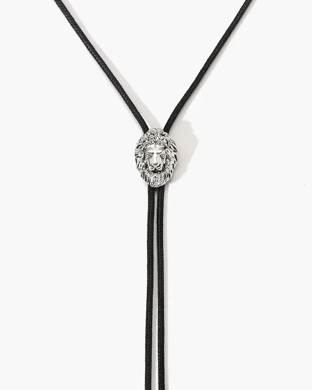 Cravatta Bolo Lion Guard in Argento
