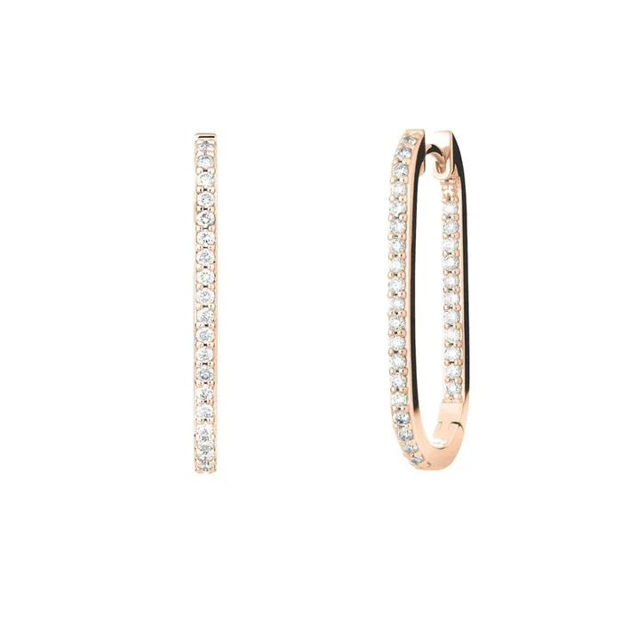 Créoles So Shocking Origine Grand model in rose gold and diamonds| Lepage