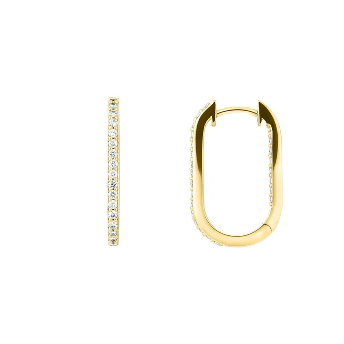 Créoles So Shocking Origine Grand model in yellow gold and diamonds| Lepage