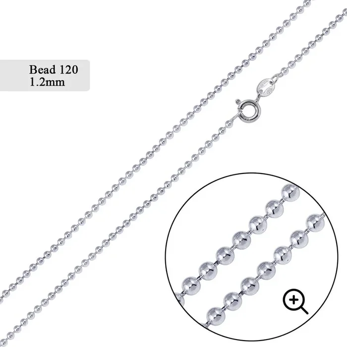 Cuenta 120 Cadena 1.2mm – CH504