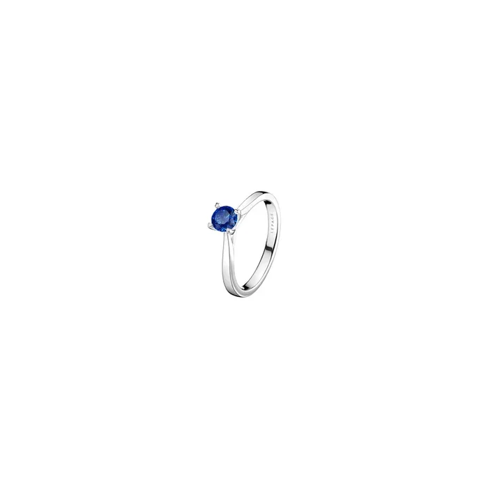 Cupidon engagement ring in white gold and sapphire | LEPAGE