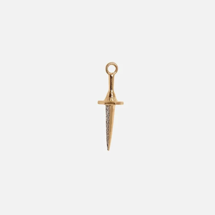 Dagger Charm, Gold
