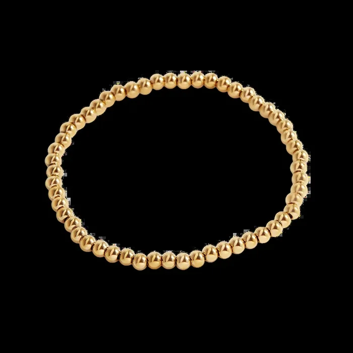 Dainty Gold Beaded Bracelet
