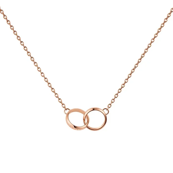 Daniel Wellington Rose Gold Plated Stainless Steel Elan Unity 45cm Chain