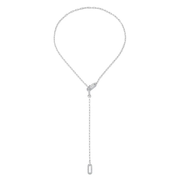 DIAMOND PAVE MINI CABLE LARIAT