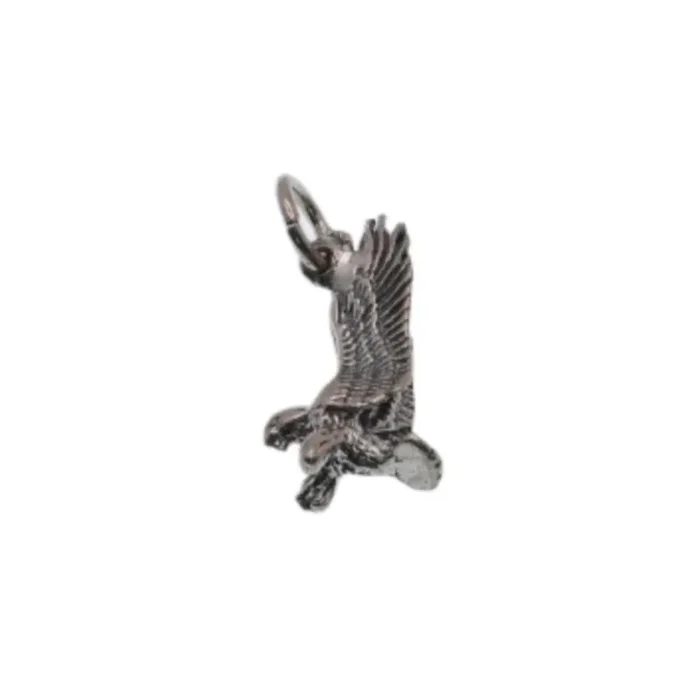 Dije de águila oxidada en plata 925 – CHARM0032