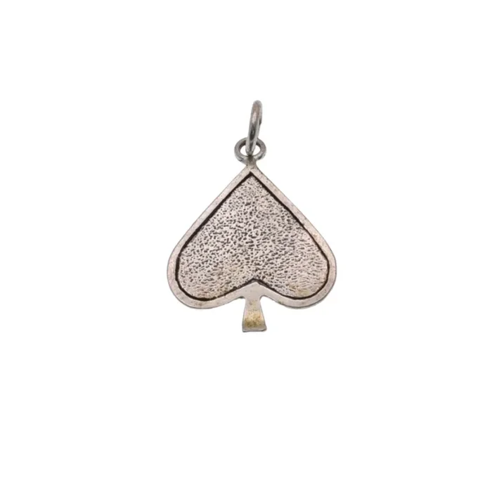 Dije de picas oxidadas en plata 925 – CHARM0077
