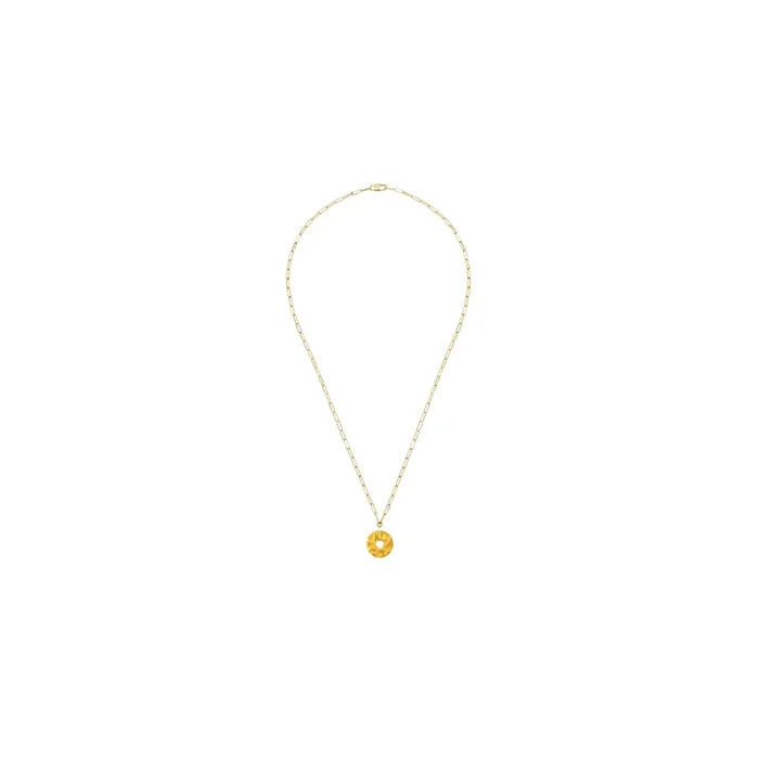 dinh van Pi necklace 14 mm in yellow gold 639501 | LEPAGE