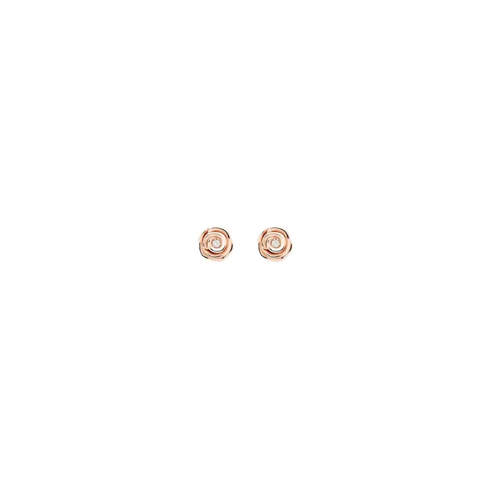 Dior Rose Couture small earrings in pink gold and diamond – Lepage
