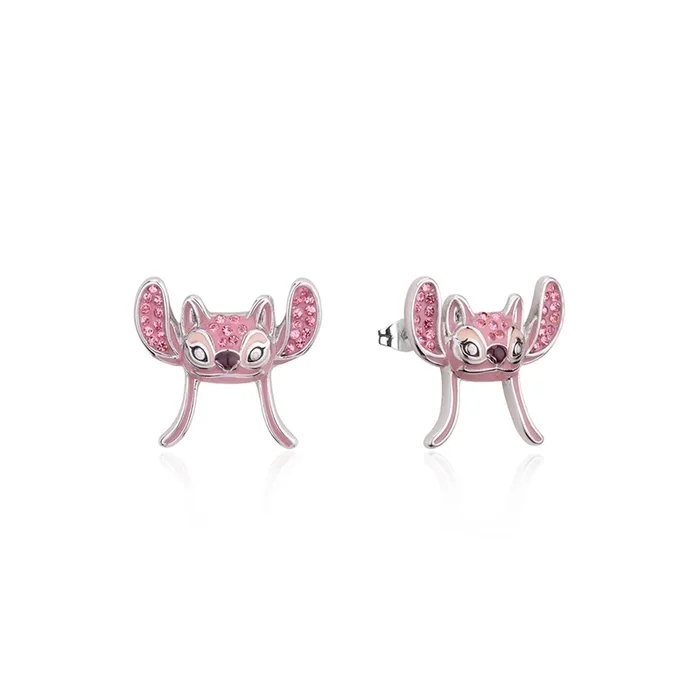 Disney Crystal Angel Stainless Steel Stud Earrings