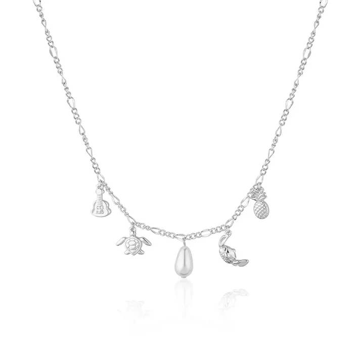 Disney Stitch Charm Stainless Steel Necklace