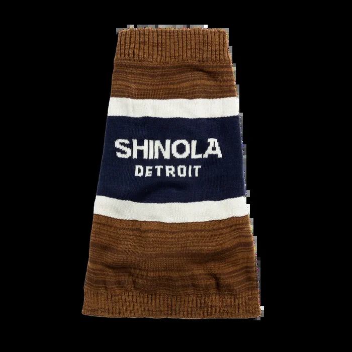 Dog Sweater – Brand Stripe / Tan