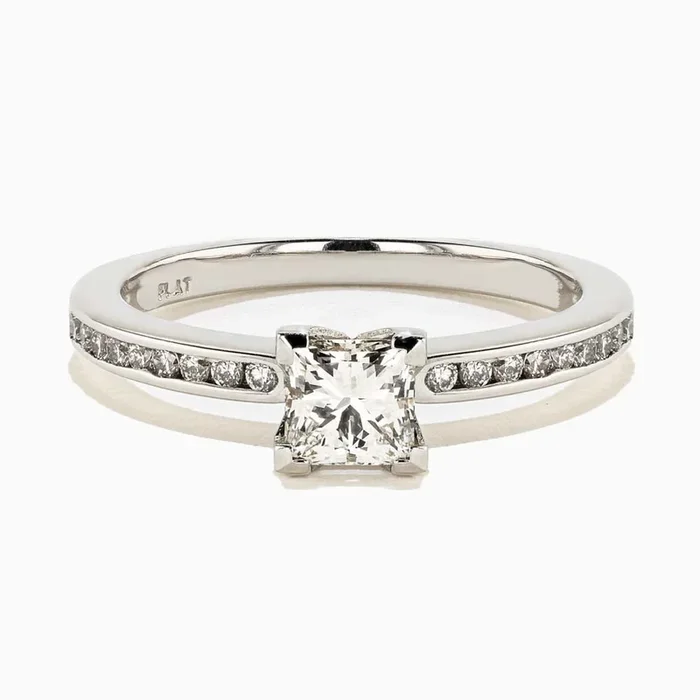 Drew Engagement Ring with 0.57ctw in Platinum