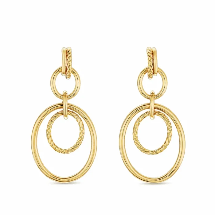 DY Mercer® Mobile Drop Earrings in 18K Yellow Gold, 65.7mm