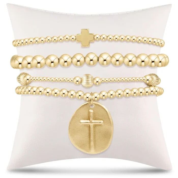 e’s luxe go-to gift stack – gold