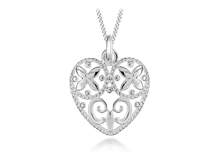 E6_FILIGREE HEART PENDANT SS