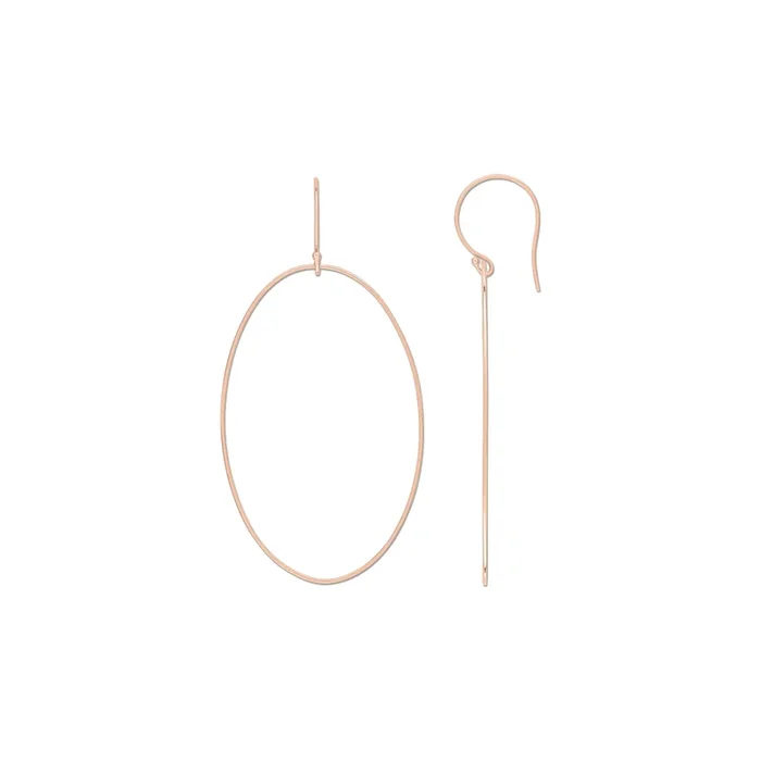 Earrings Ginette ny Ellipses in rose gold, Ginette NY – Lepage