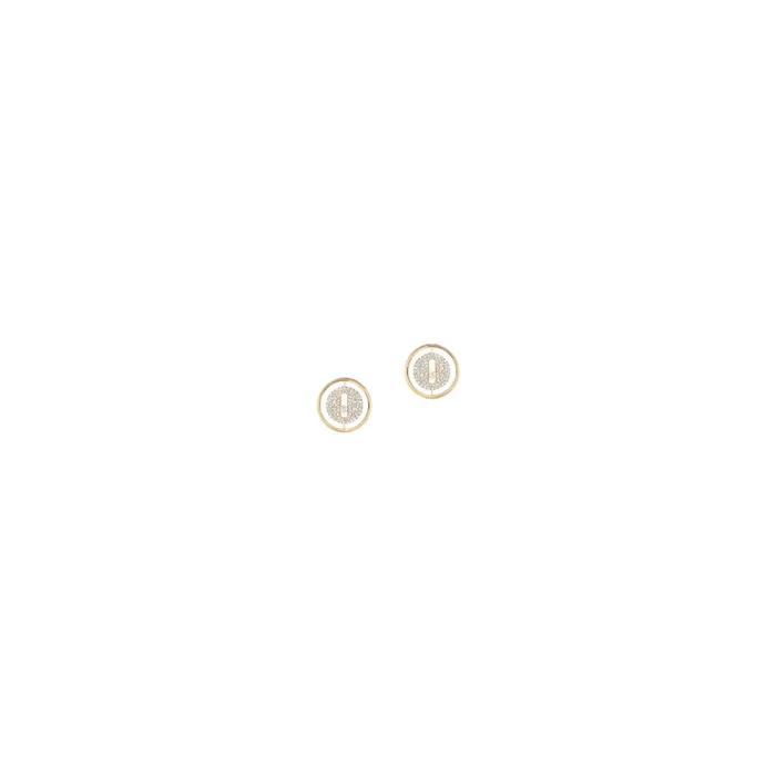 Earrings Messika Lucky Move paved with gold diamonds 11572J – Lepage