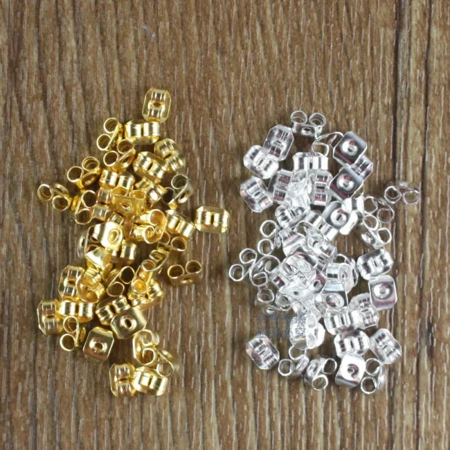 Earrings set finfing earring back Stopper stud Butterfly Components brincos Jewelry making beads spacer Parts Accessorie bijoux