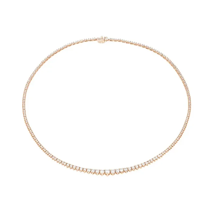 Eloah Graduated Diamond Tennis Necklace