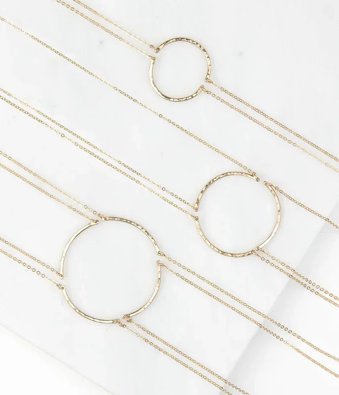 Endless Circle Friendship Necklace Sets