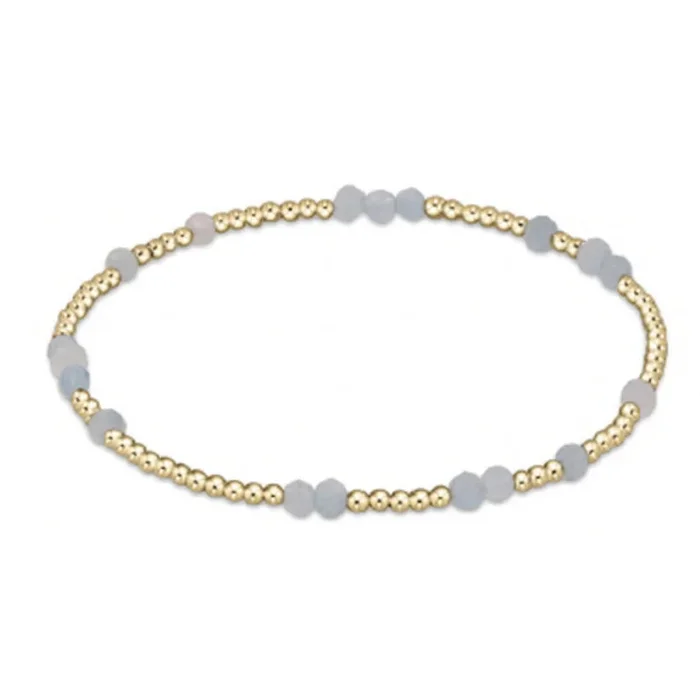 enewton 7.25″ Extends Hope Unwritten Gemstone Bracelet – Aquamarine