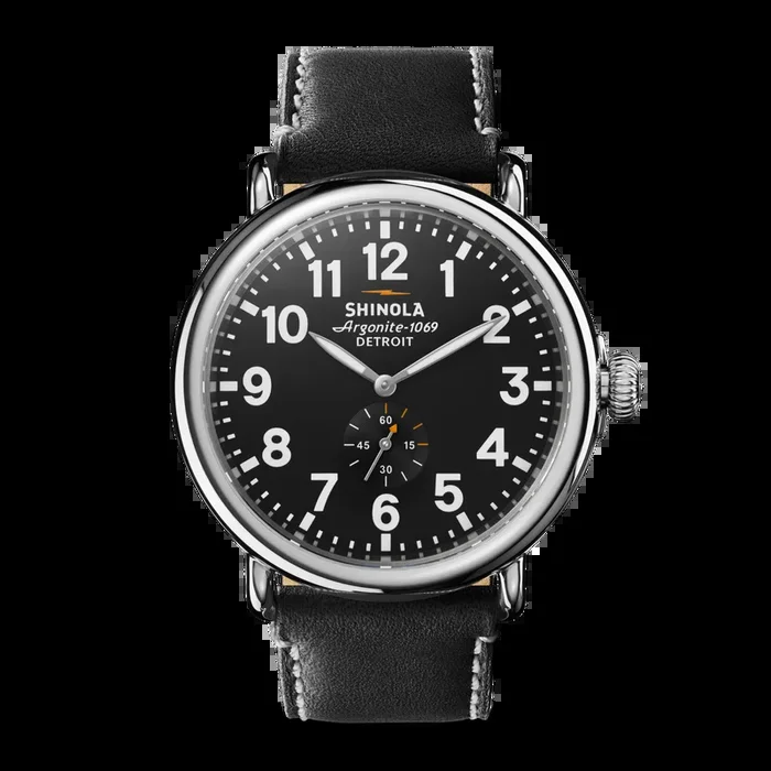Engravable Runwell Watch – Black