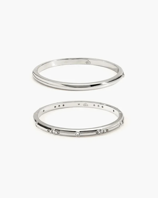 Ensemble de Jonc Dustlight en argent